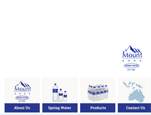 Tablet Screenshot of mountaqua.com.au